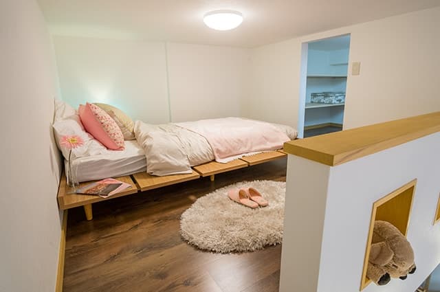 全室ロフト付きの間取り